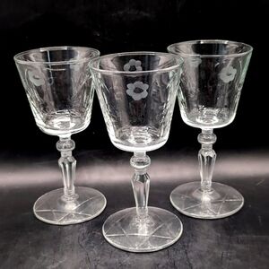 Libbey Rock Sharpe Sherry / Cordial / Wine Glass - 5.5" - Set of 3